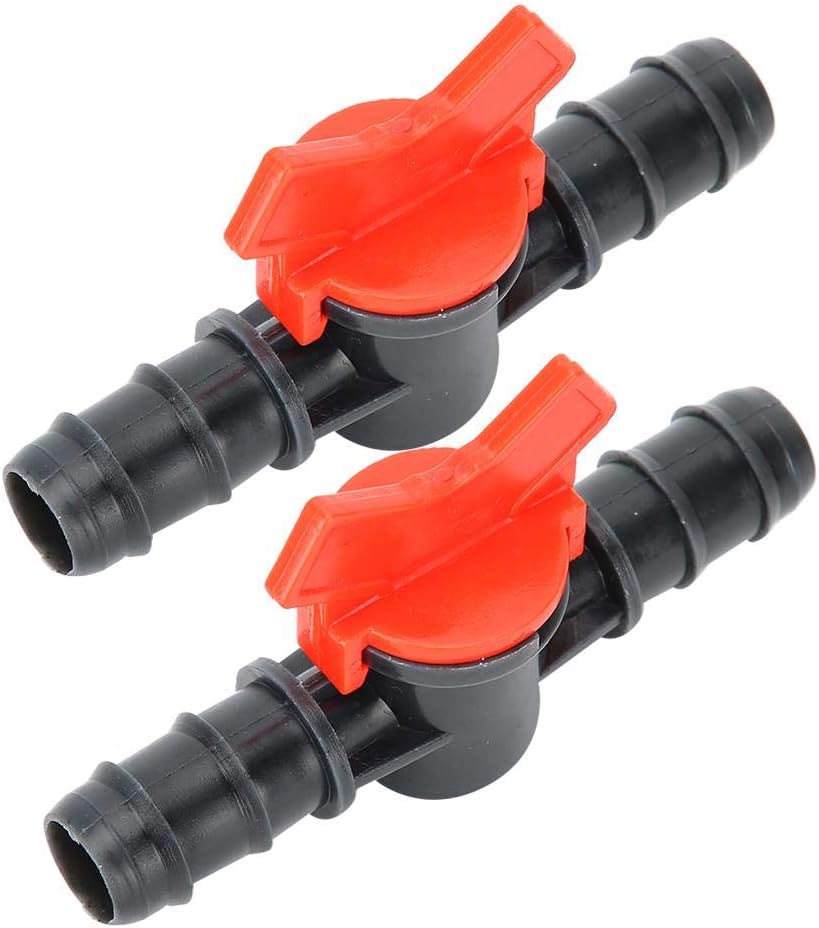 GOTOTOP 2PCS Check Valve, Fish Tank Water Flowing Regulator Valve Hose Pipe Valve Tube Pipe Connector for Fish Tank(14mm) - Image 3