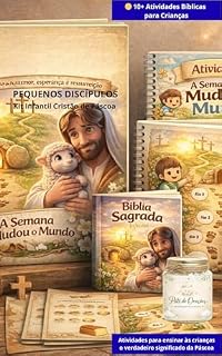 Livro Pequenos Discípulos – Kit Infantil Cristão de Páscoa: Atividades Bíblicas para Ensinar às Crianças o Verdadeiro Significado da Páscoa