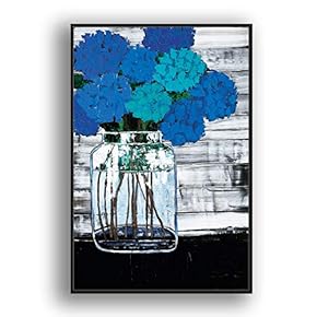 Framed Canvas Wall Art for Living Room, Bedroom Minimalist Abstract Canvas Prints for Modern Home Decoration Ready to Hang - 16"x24" inches