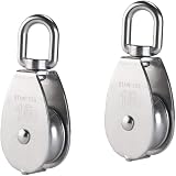 MERYSAN M15 Single Pulley Block 12Pcs 304 Stainless Steel Swivel Lifting Rope view 6