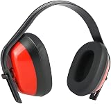 TIMCO Ear Defenders Red Adjustable Cupped Hearing Protection 27.6dB view 2