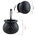 Yexpress 12pcs Halloween Toy Mini Candy Kettles Plastic Candy Holder, Witch Kettles