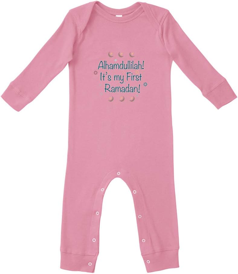 Alhamdullilah It's My First Ramadan Bodysuit Legged Long Rib Coverall