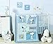 Bedtime Originals Peanuts Forever Snoopu 2 Piece Wall Decor, Blue/White