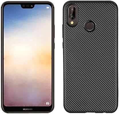 Carbon Fiber Texture Tpu Mobile Phone Case For Huawei P Lite Nova 3e Black By Muzz Price In Uae Amazon Uae Kanbkam