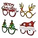 U-Goforst 8 PCS Christmas Holiday Party Fancy Headband Hats Glasses Frames Reindeer Antlers Photo Prop Booth(Christmas A)