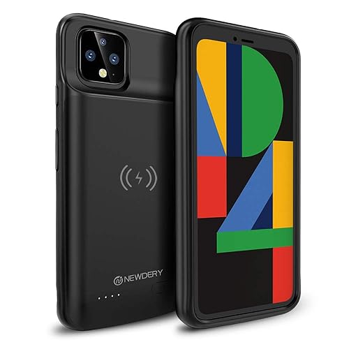 NEWDERY Google Pixel Battery Case, Qi Wireless Charging