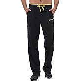 CENFOR Men's Sweatpants with Pockets Open Bottom Workout Pants, for Athletic, Jogging, Training, Casual