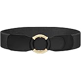 Nanwansu Women Elastic Waist Belt Fashion Stretchy Ladies Belt for Dresses