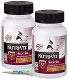 Nutri-Vet® K-9 Aspirin 300mg Chewables for Medium and Large Dogs, 75ct, Safety-Sealed 2-Pack