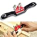 Accessbuy 10‘’ Adjustable SpokeShave Hand Tool With Flat Base and Metal Blade for Wood Craft Hand Plane woodworking