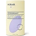 HiBAR - Lavender & Jasmine Plastic Free Deodorant - Natural Deodorant - All-Day Protection - With Sunflower Seed Wax, Rice Bran & Shea Butter - Plastic, Paraben & Aluminum-Free - Vegan - 1 Pack