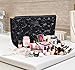 Zakaco Makeup Bag for Women,Small Cosmetic Bag Pouch Purse Handbag Organizer with Zipper (Black)