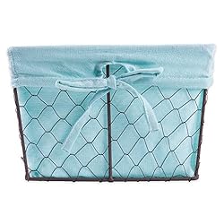 DII Farmhouse Chicken Wire Storage Baskets with
