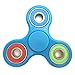 KoolBands Tri Color Ceramic EDC Hand Finger Spinner Fidget Spinner Hand Toy Stress Reducer Focus Toy Relieves ADD, ADHD Anxiety And Boredom Guarantee 1 min Spin Time (Baby Blue)