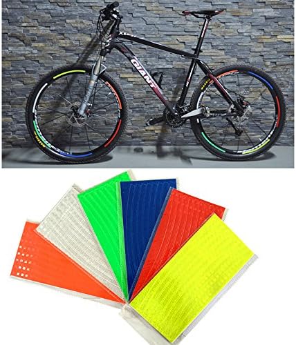 48 Stripes 6 Colors Reflective Tap for Cycling Bike Bicycle Rim Sticker Tape