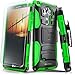 Evocel Generation Series Phone Case Compatible with G Vista 2 (2015 Release) with HD Screen Protector and Belt Clip Holster, Green