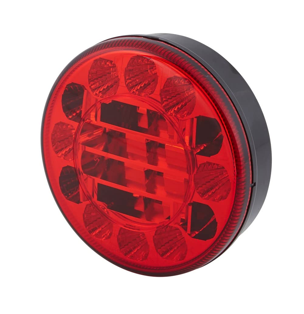 HELLA VALUEFIT 2NE 357 027-031 Rear Fog Light - LED - 12/24V - Fitting - Lens Colour: Red - Cable: 260mm - Plug: open cable ends - Rear