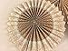 Burlap and Lace Printed Paper Fans, 14