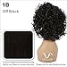 Vivica A. Fox JADORE-V New Futura Fiber, Deep Lace Front Wig in Color 1B