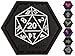 Evike Operator Profile PVC Hex Patch Geek Series - 20 Sided Die - (68505)