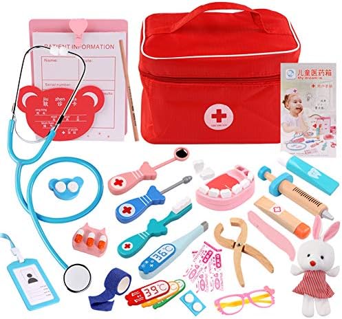 Tesss お医者さんごっこ お医者さんセット 木のおもちゃ ままごと 歯医者ごっこ遊び ミニドクター 木製おもちゃ 子供用 女の子 クリスマス 今季も再入荷 ドクター プレゼント 誕生日 おもちゃ 男の子