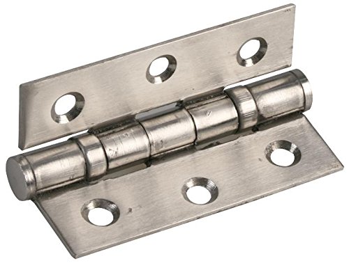 Duratool D02059 Ball Bearing Hinge, Satin Stainless Steel, 76 mm x 25 mm