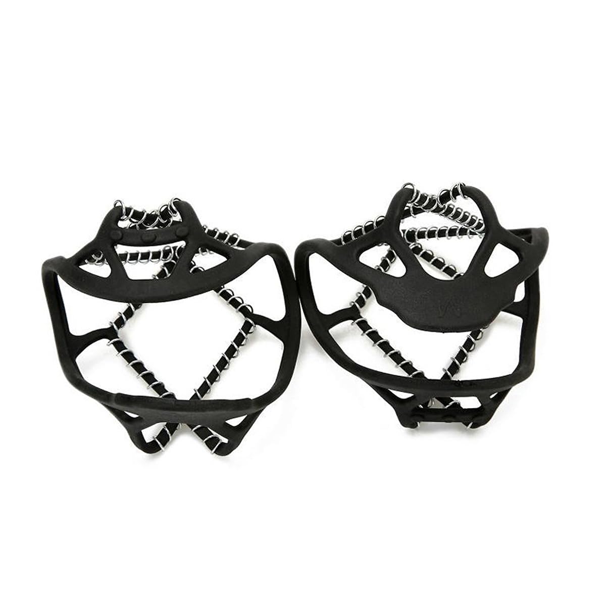 Luckious 1 Pair Ice Grippers for Shoes - Stay Surefooted and Safe During Winter Adventures!