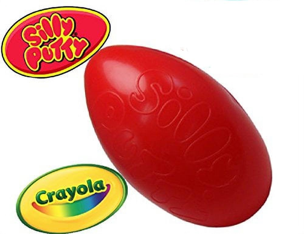 Crayola Original Silly Putty – Classic Toy for Stretching, Molding, and Bouncing – Ages 4 and Up – Pack of 6