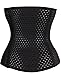 LYZ Waist Cincher Trainer Body Tummy Girdle Control Corset Sport Shaper Belly Black X-Large (Waist 31.5-33.8inch)