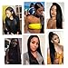 CHEETAHBEAUTY（18inch Brazilian Straight Lace Front Wigs Human Hair 13x4 Lace Front Wig For Black Women Pre Plucked with Baby Hair Jet Black