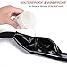 Manzoo Top Fit Running Belt Waist Bag Fanny Pack with 2 Zipper, Water Resistant Pouch Comfortable Fit Most Mobile Phones
