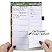 SynLiZy Weekly meal planners Meal Planning Pad Magnetic Menu Planner for Refrigerator Door with Perforated Tear-Off Grocery Shopping Lists 6