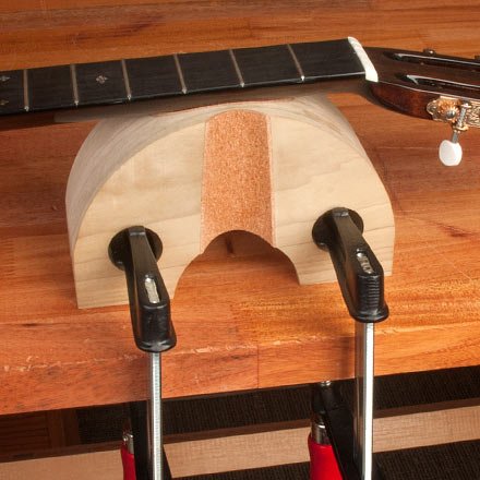 StewMac Rock-n-Roller Deluxe Guitar Neck Rest, Set of 2