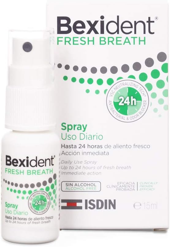BEXIDENT FRESH BREATH SPRAY 15ML, blue, 15 ml (Paquete de 1)