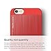 elago® [Outift Matrix][Extreme Red] - [Premium Hybrid Construction][Brushed Aluminum][Spark Design Award] - for iPhone 6/6S Plus