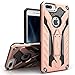 ZIZO Static Series Compatible with iPhone 8 Plus Case Military Grade Drop Tested with Kickstand iPhone 7 Plus iPhone 6s Plus Case Rose Gold Black
