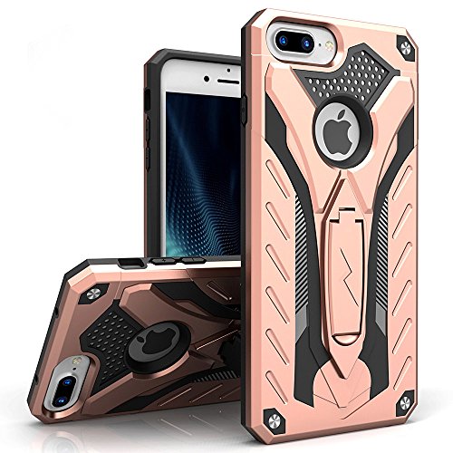 iPhone 7 Plus Case, Zizo [Static Series] Shockproof [Military Grade Drop Tested] w/ Built-in Kickstand [iPhone 7 Plus Heavy Duty Case] Impact Resistant