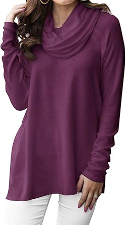 amazon cowl neck sweater