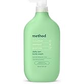 method Body Wash, Daily Zen, 28 fl oz | Soothing Formula, Leaves Skin Feeling Soft &amp; Moisturized, Made Without Parabens, Notes of Cucumber, Seaweed &amp; Green Tea