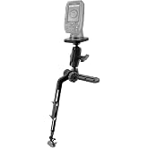 WINDFRD Fish Finder Track Mount with Transducer Mounting Arm for Kayak Boat | 1.5" track ball transducer mounting arm for boat track. Fits Garmin Striker/ECHOMAP, Lowrance Elite/Hook, Humminbird