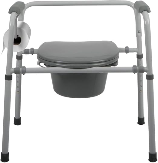 Medline Bedside Toilet, Knockdown Health & Personal Care
