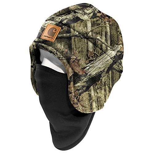 Carhartt Men's Workcamo Fleece 2 In 1 Headwear,Mossy Oak Break-Up Infinity,One Size