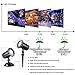 Christmas Projector Lights LED White Blue Rotating Snowflake Snowstorm Light Projector with Snowfall for Halloween Birthday Wedding Theme Party Garden Home Winter Outdoor Indoor Decor