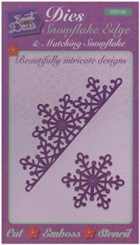 Sweet Dixie SDD190 Snowflake Edge & Matching Snowflake Die, Grey , 29.4 x 15.8 x 0.9 cm