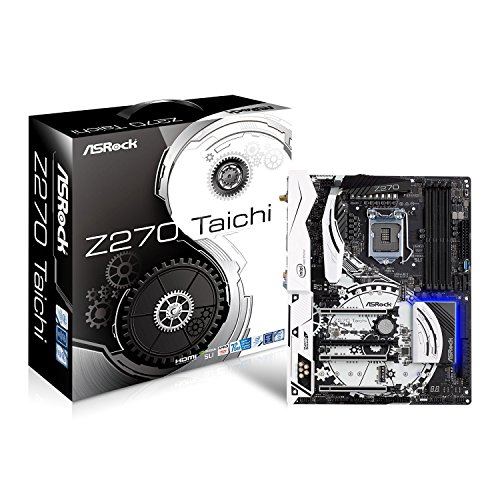 ASRock Z270 TAICHI LGA1151/ Intel Z270/ DDR4/ Quad CrossFireX & Quad SLI/ SATA3&USB3.1/ M.2&SATA Express/ WiFi/ A&2GbE/ ATX Motherboard