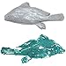 Nasco 9711405 Life/Form Fish Replica Rubber Stamp, Freshwater Drum, Right Side, 10