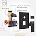 SR SUN RISE Oil Rubbed Bronze Shower System 10 Inch Brass Bathroom Luxury Rain Mixer Shower Combo Set Wall Mounted Rainfall Shower Head System Shower Faucet Rough-in Valve Body and Trim Included