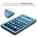 MoKo Case for Fire HD 8 2016 Tablet - [Heavy Duty] Full Body Rugged Cover with Built-in Screen Protector for Amazon Fire HD 8 (Previous 6th Generation - 2016 Release ONLY), Blue & Dark Gray