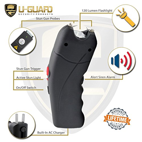 Best Self Defense Weapons Kit Electric Stun Gun Flashlight Personal